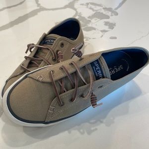 Sperry top sider shoes.